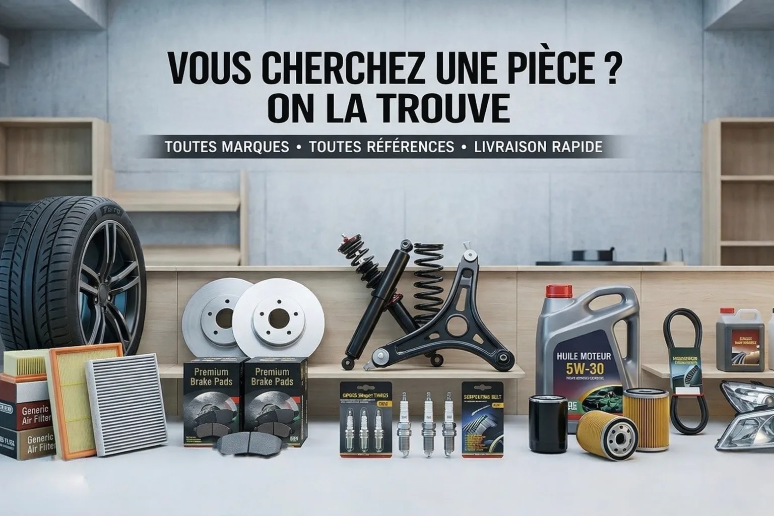 Pièces détachées automobiles toutes marques disponibles sur commande chez Kev Car